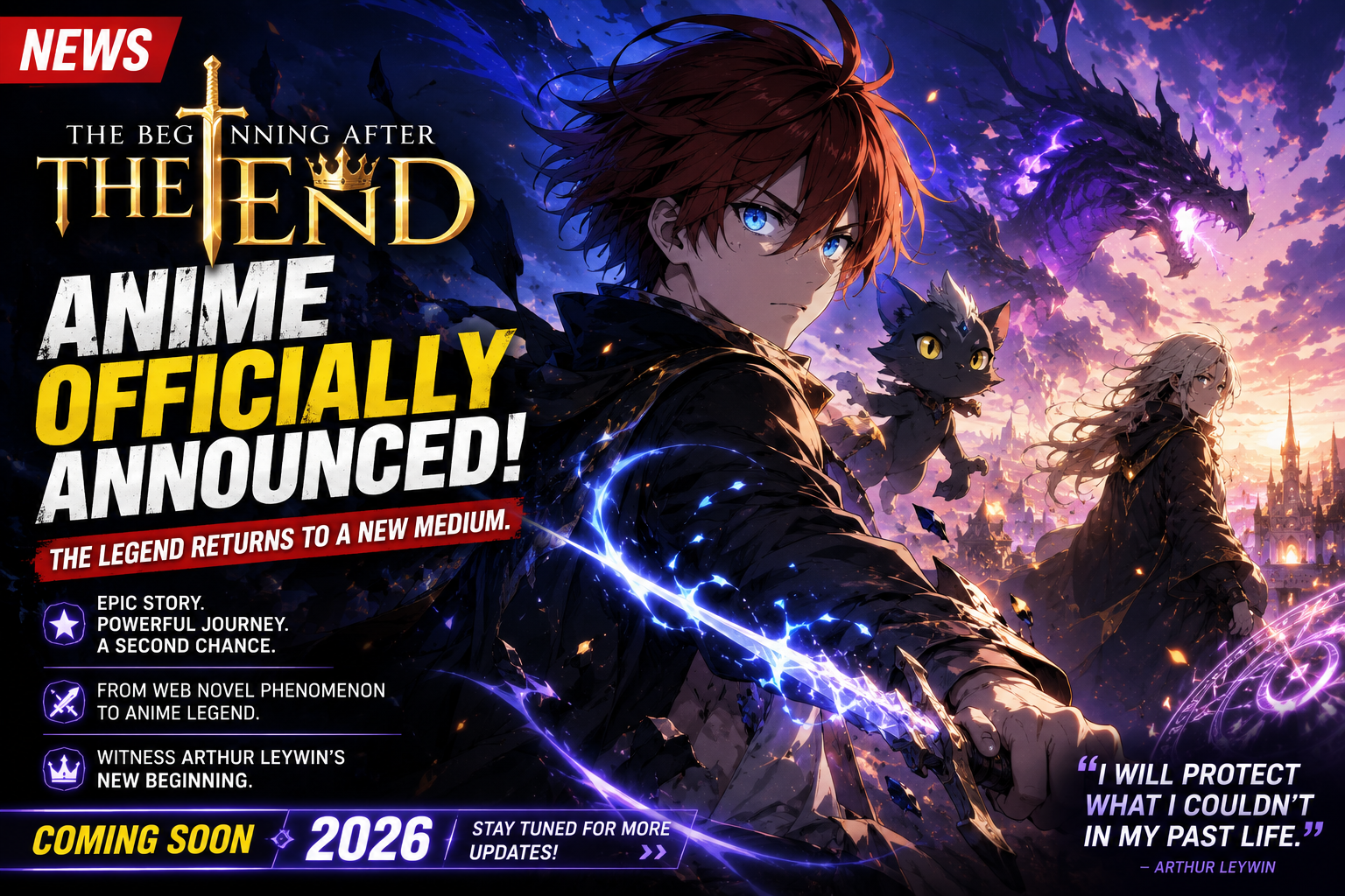 The Beginning After the End Anime: Latest Updates, Release Details & Everything We Know